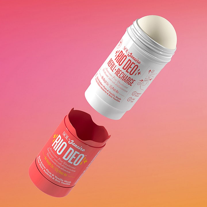 Sol de Janeiro Rio Deo 40 Deodorant Refill 57 ml aluminiumsfri deodorant hvit refill som settes i rosa hylse