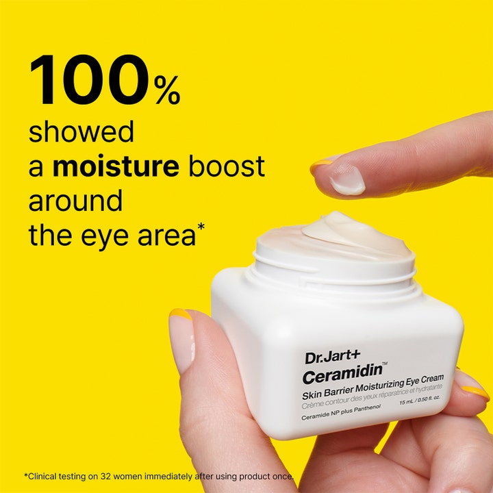 Dr.Jart+ Ceramidin Eye Cream 15 ml fuktighetsgivende øyekrem med ceramider som gir 100 % fuktighetsboost.