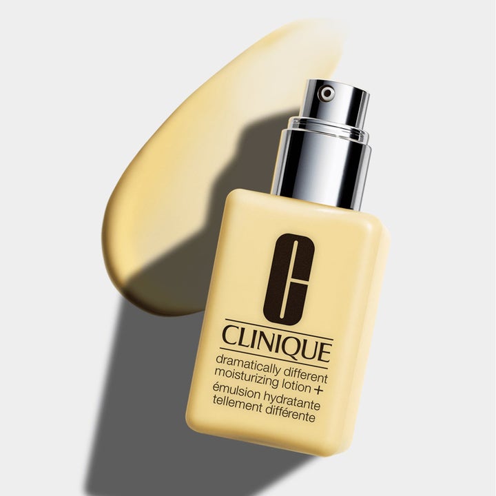 Clinique Dramatically Different Moisturizing Lotion+ 325 ml fuktighetsgivende ansiktskrem med gul kremete tekstur