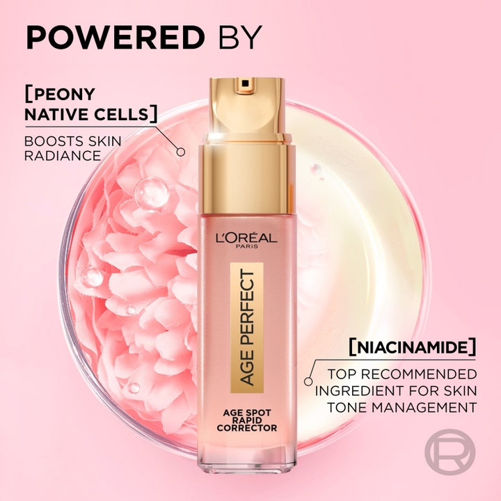 L'Oréal Paris Age Perfect Age Spot Corrector 30 ml serum med niacinamid mot pigmentflekker og for glød