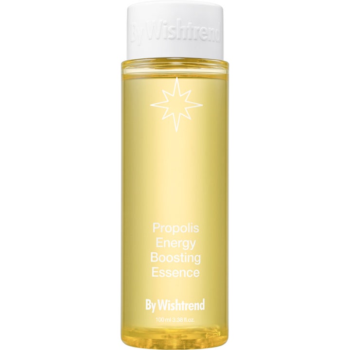 By Wishtrend Propolis Energy Boosting Essence 100 ml glødgivende essens i klar flaske med hvitt lokk