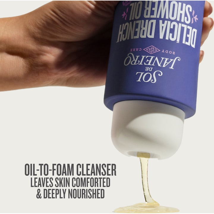 Sol de Janeiro Delicia Drench Shower Oil 385 ml fuktighetsgivende dusjolje som påføres på huden