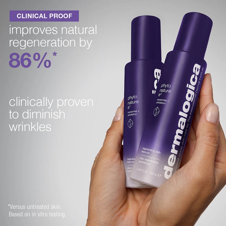 Dermalogica Phyto Nature E2 100 ml serum i lilla flasker som klinisk bevist reduserer rynker og gir regenerering.