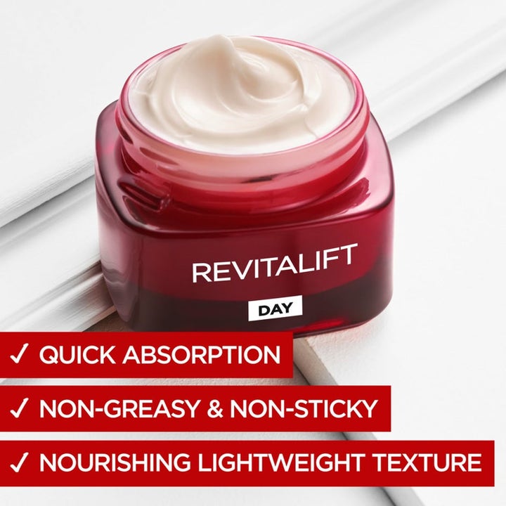 L'Oréal Paris Revitalift Laser 80 ml anti-aging rutine med dagkrem og retinol nattserum som reduserer rynker.