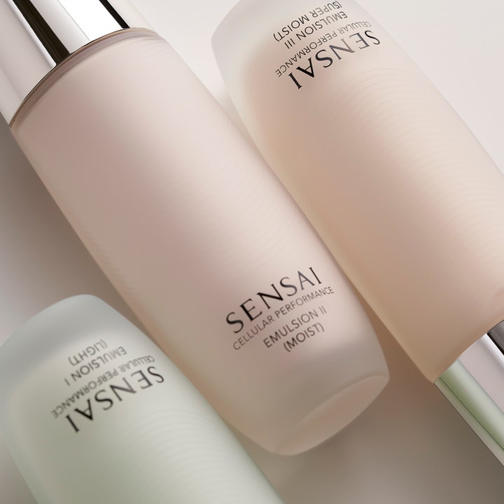Sensai Cellular Performance Emulsion II 100 ml fuktighetsgivende ansiktskrem i frostet glassflaske