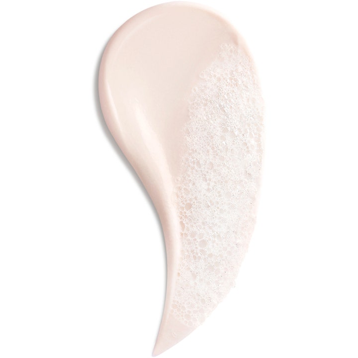 Biotherm Biosource Softening Foaming Cleanser 150 ml mykgjørende ansiktsrengjøring med lyserosa kremet tekstur og hvitt skum