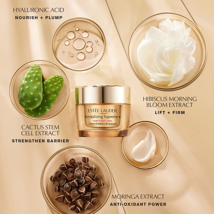 Estée Lauder Revitalizing Supreme+ Youth Power Creme 50 ml dagkrem med hibiscus og moringaekstrakt