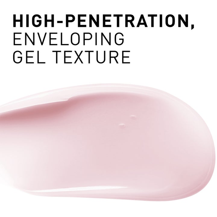 Filorga NCEF-Revitalize Night Cream 50 ml nattkrem viser en lett rosa gel-tekstur med teksten high-penetration