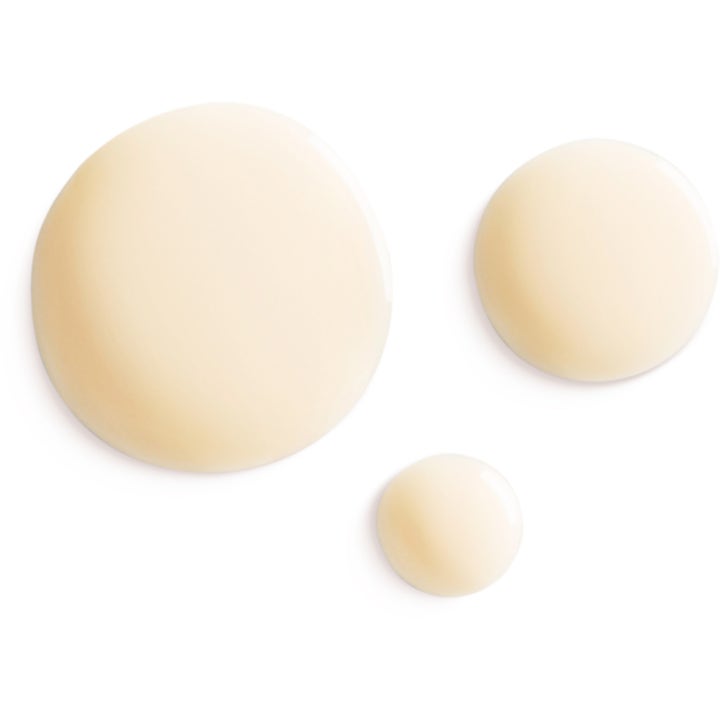 Lancaster Sun Perfect Unifying Serum SPF50 30 ml solkrem ansikt med tre dråper lett beige tekstur