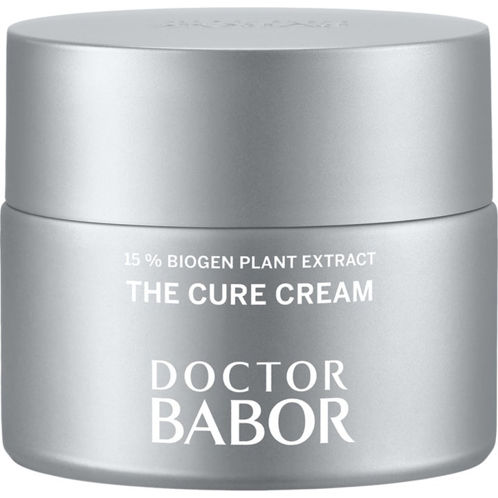 Doctor Babor The Cure Cream 50 ml regenererende ansiktskrem i en matt sølvfarget krukke med hvit skrift