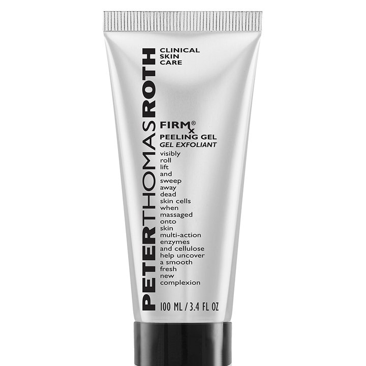 Peter Thomas Roth FIRMx Peeling Gel 100 ml eksfolierende ansiktsgel i hvit tube som fjerner døde hudceller.