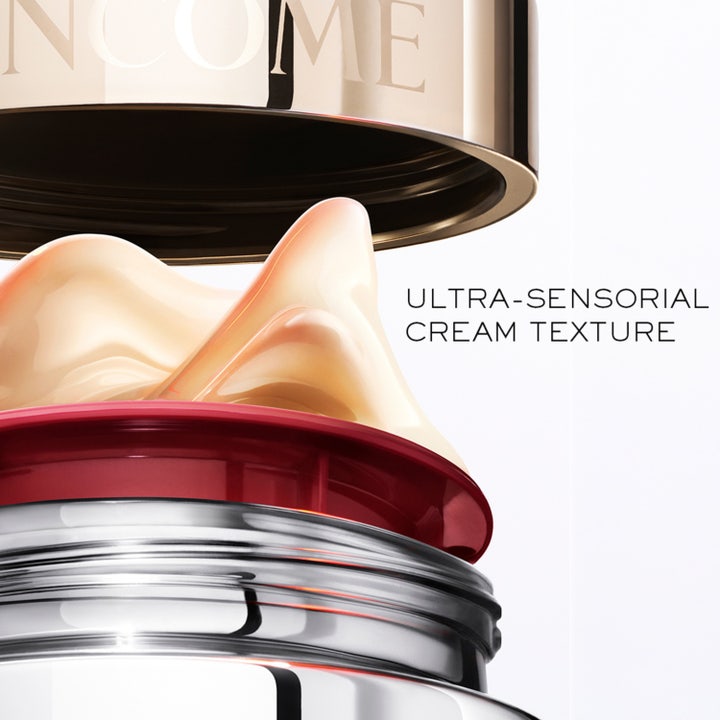 Lancôme Absolue Longevity MD Intercept The Cream Refill 50 ml ansiktskrem viser fyldig tekstur i en rød refill-innsats