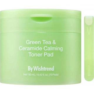 By Wishtrend Green Tea & Ceramide Calming Toner Pad