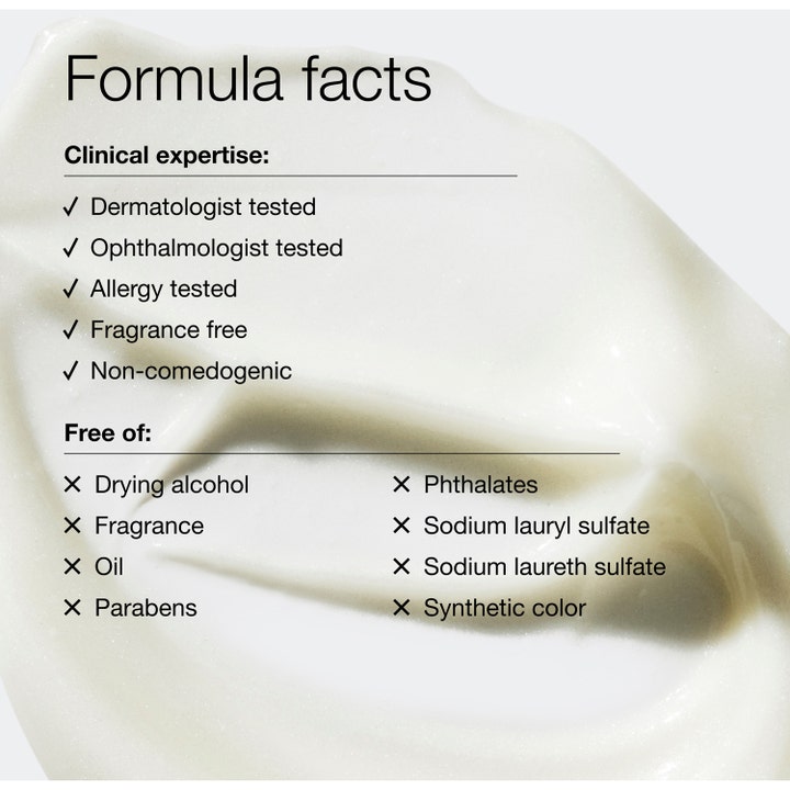 Clinique All About Eyes Brightening Serum Concentrate 10 ml øyeserum hvit kremet tekstur med fakta om parfymefri formel