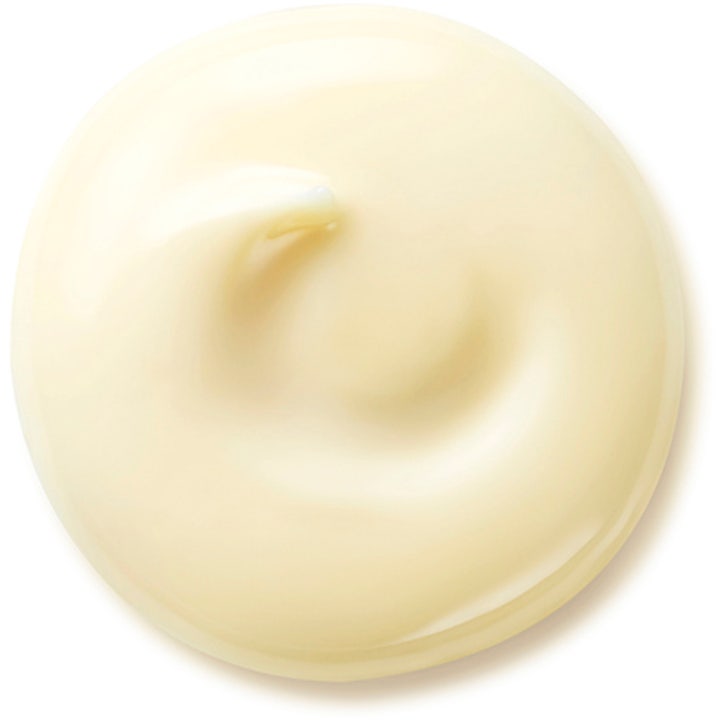 Shiseido Benefiance Wrinkle Smoothing Day Cream 50 ml rynkedempende dagkrem med en fyldig og kremet lysegul tekstur
