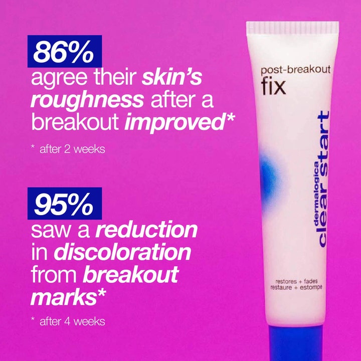 Dermalogica Post-Breakout Fix 15 ml serum i hvit tube som gir mindre misfarging og jevnere hud etter kviser