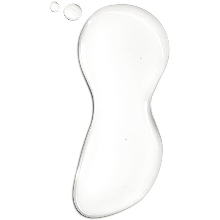 Clarins Soothing Toning Lotion 200 ml beroligende toner viser en klar flytende tekstur som gir fuktighet