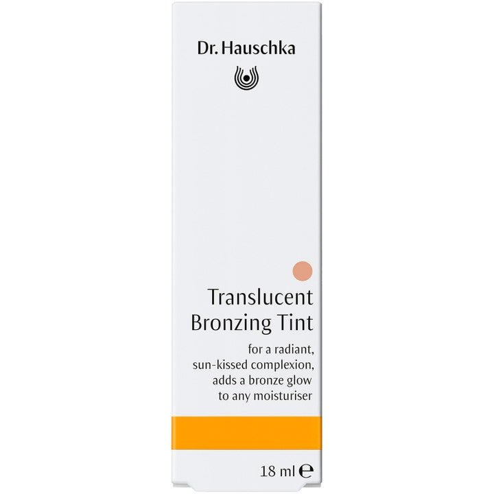 Dr. Hauschka Translucent Bronzing Tint 18 ml i hvit eske som gir huden en solkysset glød