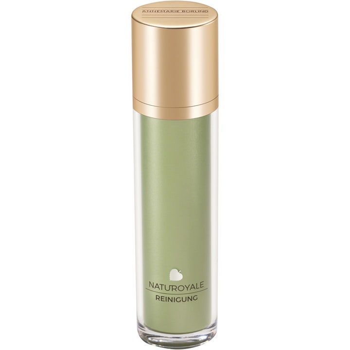 Annemarie Börlind NatuRoyale System Biolifting Cleansing 125 ml pleiende rensekrem i grønn flaske med gullokk.
