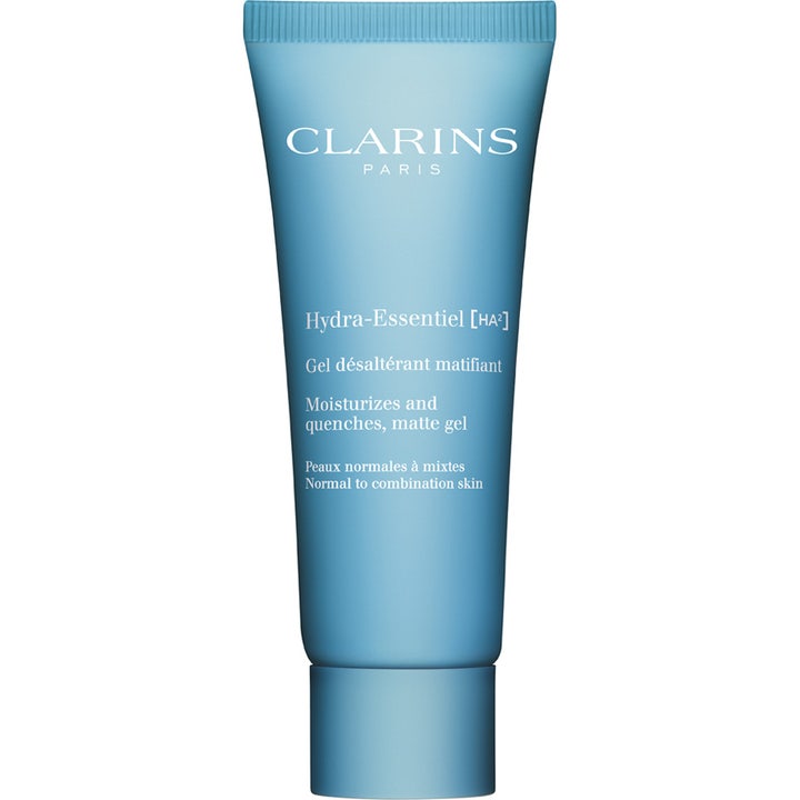 Clarins Hydra-Essentiel [HA²] Matte Gel gir fuktighet i en mattende lyseblå tube for normal til kombinert hud.