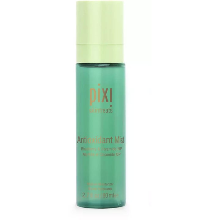 Pixi Skintreats Antioxidant Mist 80 ml fuktighetsspray i grønn flaske med lysegrønt lokk.