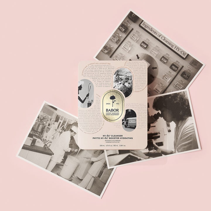 Babor Anniversary Set HY-ÖL & Phyto Hydrating 300 ml fuktighetsgivende rensesett med nostalgiske arkivbilder