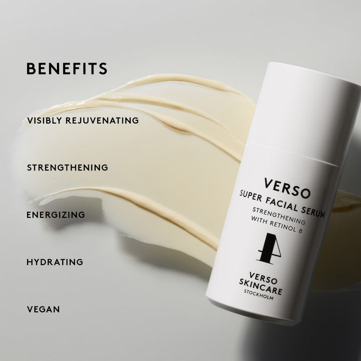 Verso N°4 Super Facial Serum 30 ml med Retinol 8 og vegansk kremet tekstur som gir ny glød.
