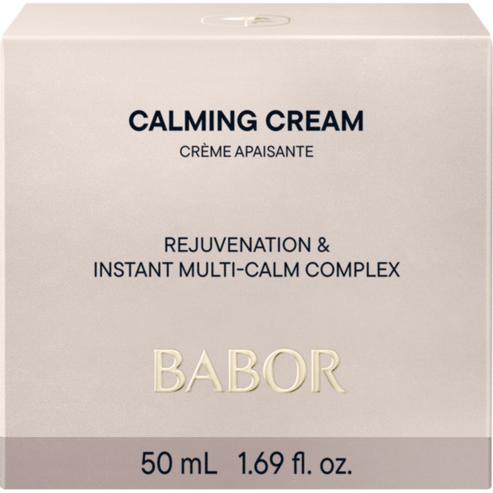 Babor Calming Cream 50 ml beroligende ansiktskrem i hvit eske for sensitiv hud som demper rødhet
