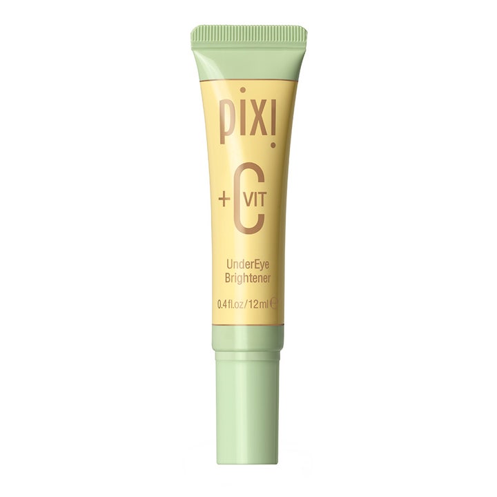 Pixi + C VIT UnderEye Brightener 12 ml opplysende øyekrem i gul og grønn tube som gir glød til huden under øynene.