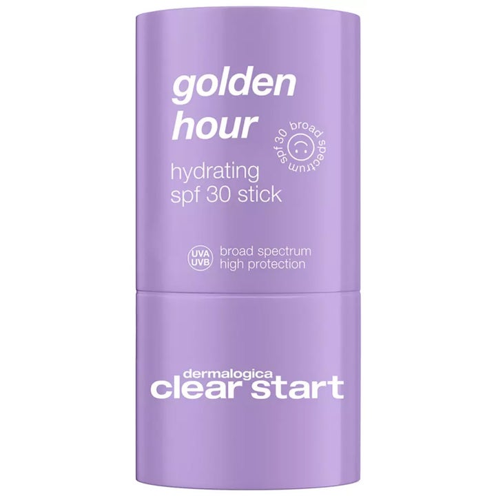 Dermalogica Clear Start Golden Hour Hydrating SPF 30 Stick fuktighetsgivende solstift i lilla hylse