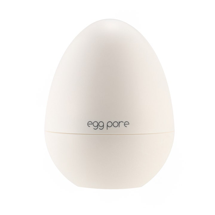 TonyMoly Egg Pore Silky Smooth Balm 20g poreminimerende primer i en hvit og glatt eggformet plastkrukke