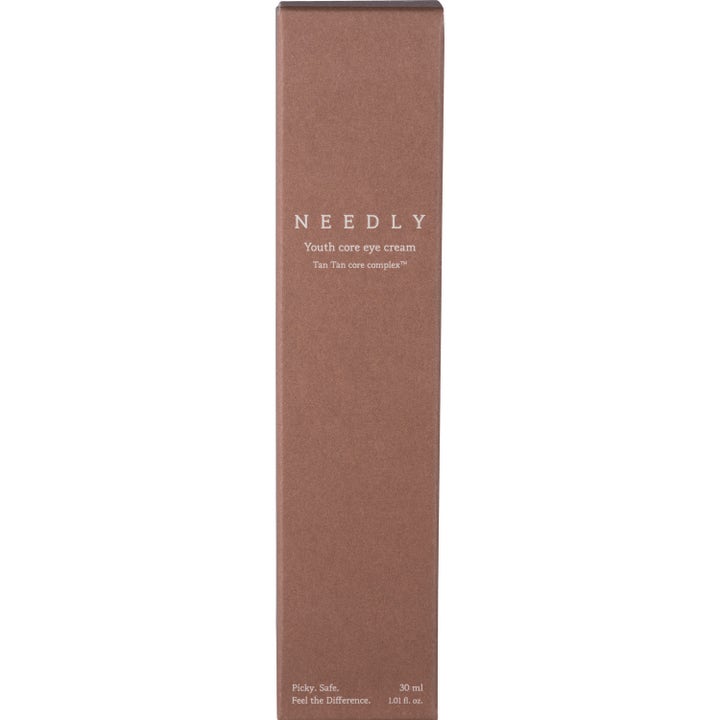 Needly Youth Core Eye Cream 30 ml fuktighetsgivende øyekrem i brun eske med Tan Tan core complex