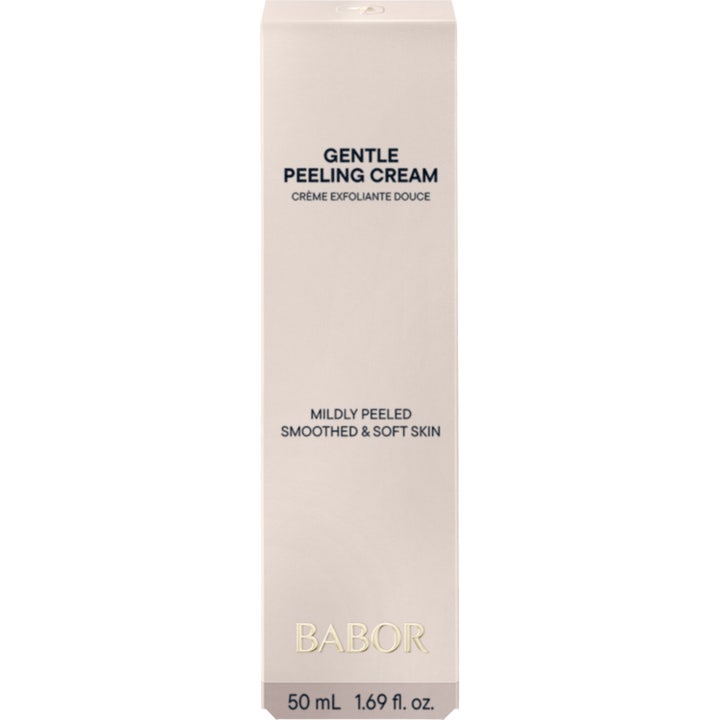 Babor Gentle Peeling Cream 50 ml i en lys beige eske som gir en myk og jevn hud gjennom mild eksfoliering
