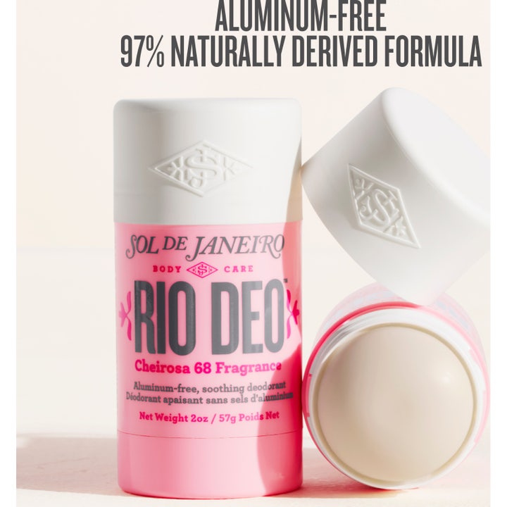 Sol de Janeiro Rio Deo 68 57 ml aluminiumfri deodorant i rosa stift med duft av jasmin og dragefrukt