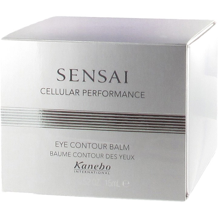 Sensai Cellular Performance Eye Contour Balm 15 ml fuktighetsgivende øyekrem i sølvfarget eske