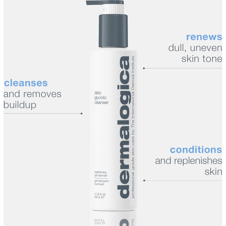 Dermalogica Daily Glycolic Cleanser 295 ml eksfolierende ansiktsrens med glykolsyre som gir lyster til fuktig hud.