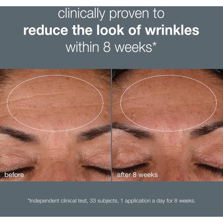 Dermalogica Dynamic Skin Recovery SPF50 15 ml dagkrem viser klinisk bevist reduksjon av rynker etter 8 uker.