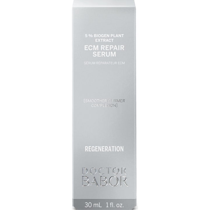 Babor DOC ECM Repair Serum 30 ml regenererende serum i en stilren sølvfarget ytterforpakning