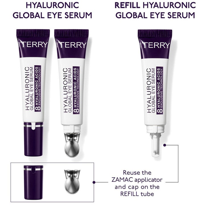 By Terry Hyaluronic Global Eye Serum Refill 15 ml øgonserum med hyaluronsyre og gjenbrukbar ZAMAC-applikator