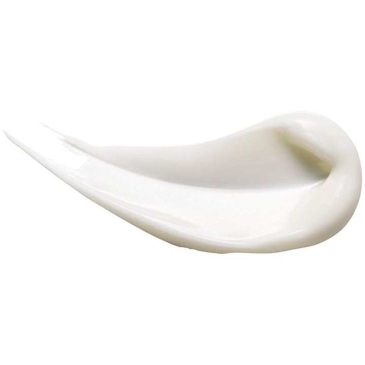 Origins Light Rose Moisturizing Hand Cream 75 ml har en rik og kremet hvit tekstur som gir fuktighet til hendene.
