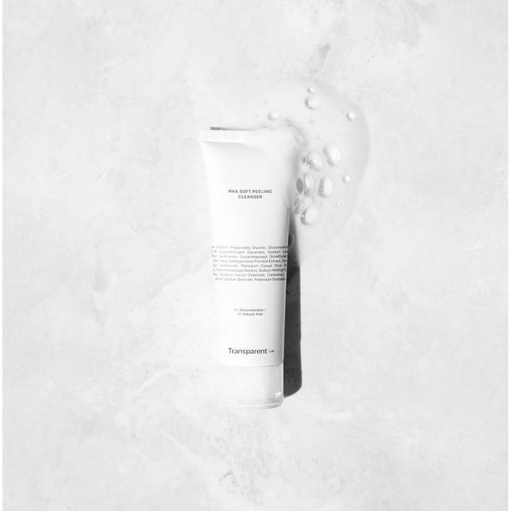 Niche Beauty Lab Transparent Lab pHa Soft Peeling Cleanser 150 ml eksfolierende ansiktsrens med klar boblende gel