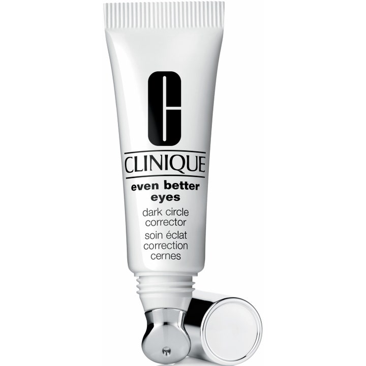 Clinique Even Better Eyes 10 ml øyekrem mot mørke ringer i hvit tube med kjølende metallapplikator