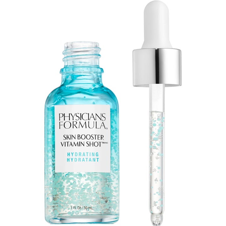 Physicians Formula Skin Booster Vitamin Shot Hydrating 30 ml serum med dråpeteller og blå kapsler