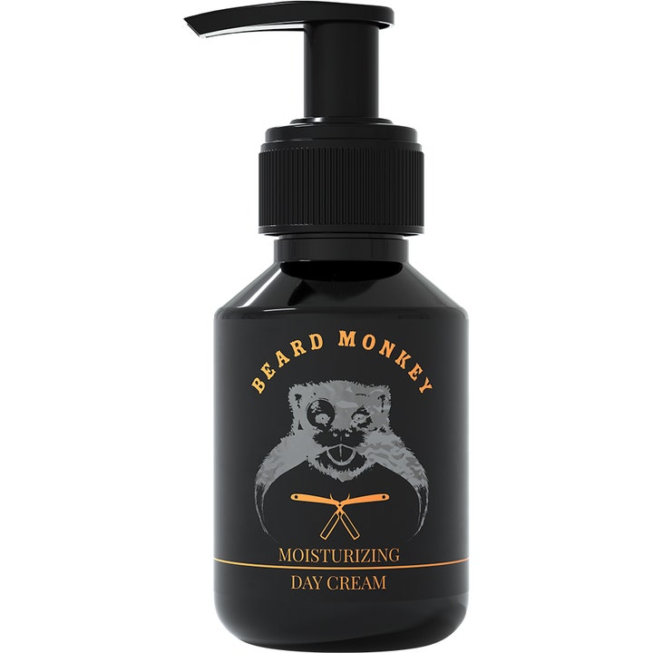 Beard Monkey Moisturizing Day Cream 50 ml ansiktskrem i sort pumpeflaske som gir fuktighet