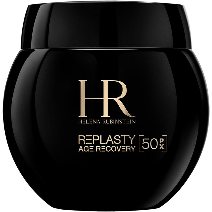 Helena Rubinstein RePlasty Age Recovery 50ml reparerende ansiktskrem i en luksuriøs sort, rund krukke med detaljer i gull.