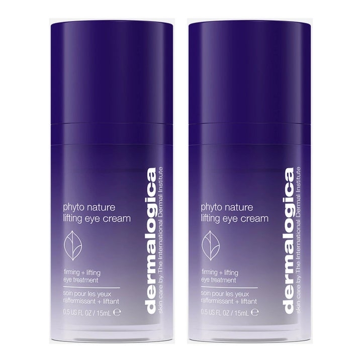 Dermalogica Phyto Nature Lifting Eye Cream 15ml oppstrammende øyekrem i lilla pumper med hvit tekst