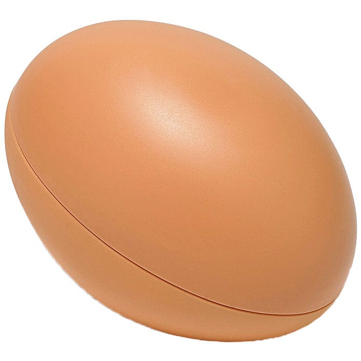 Holika Holika Smooth Egg Skin Cleansing Foam 140 ml rengjøringsskum i en unik beige eggformet beholder