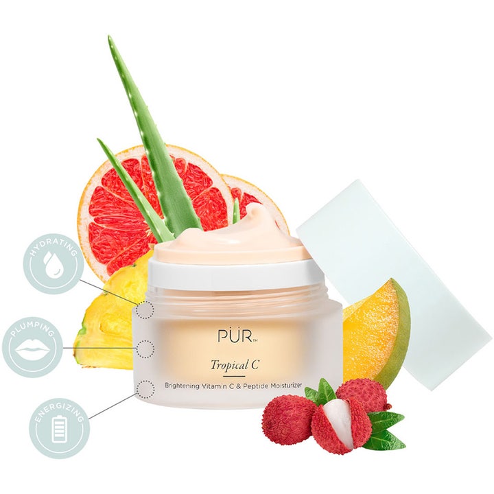 PÜR Tropical C Brightening Vitamin C & Peptide Moisturizer 50 ml ansiktskrem med aloe vera og frukter