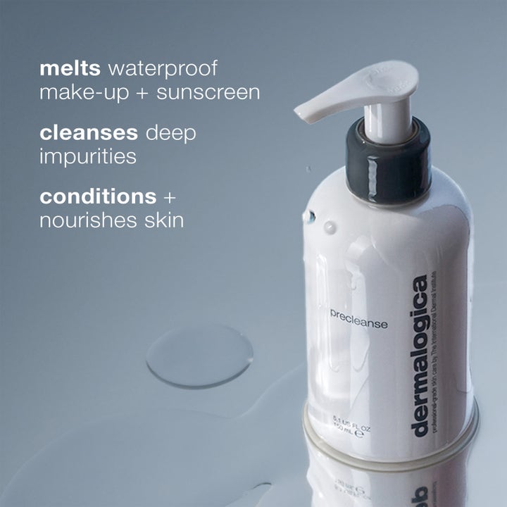 Dermalogica PreCleanse 295 ml ansiktsrens som fjerner sminke og pleier huden i hvit pumpeflaske