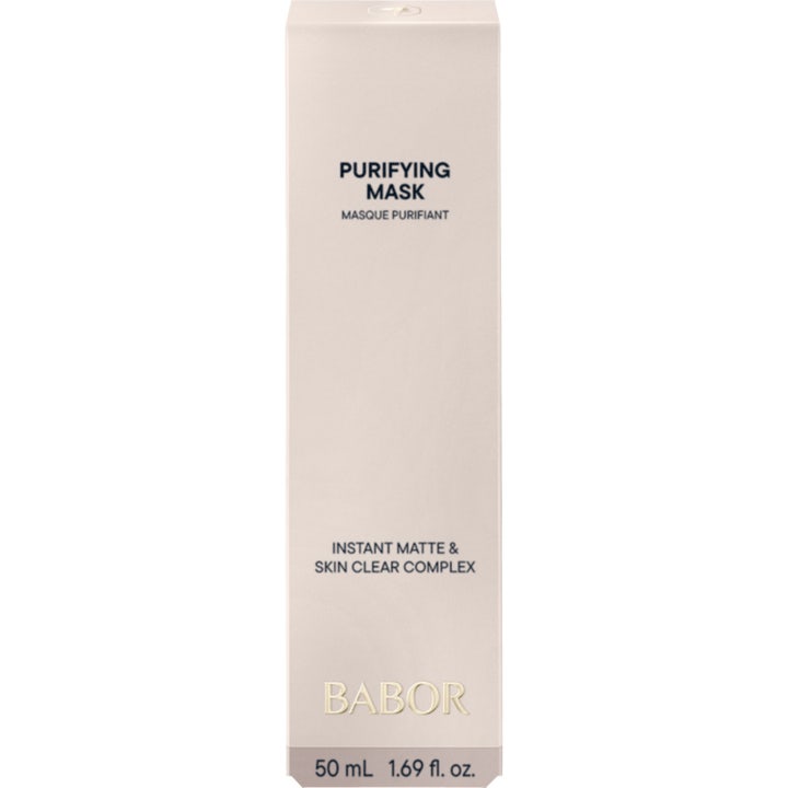 Babor Purifying Mask 50 ml ansiktsmaske for uren hud i hvit Skinovage-eske med lysegrønn etikett